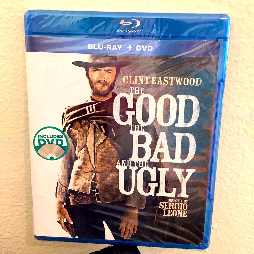 🍒🍒 The Good the Bad & the Ugly Blu-Ray +DVD